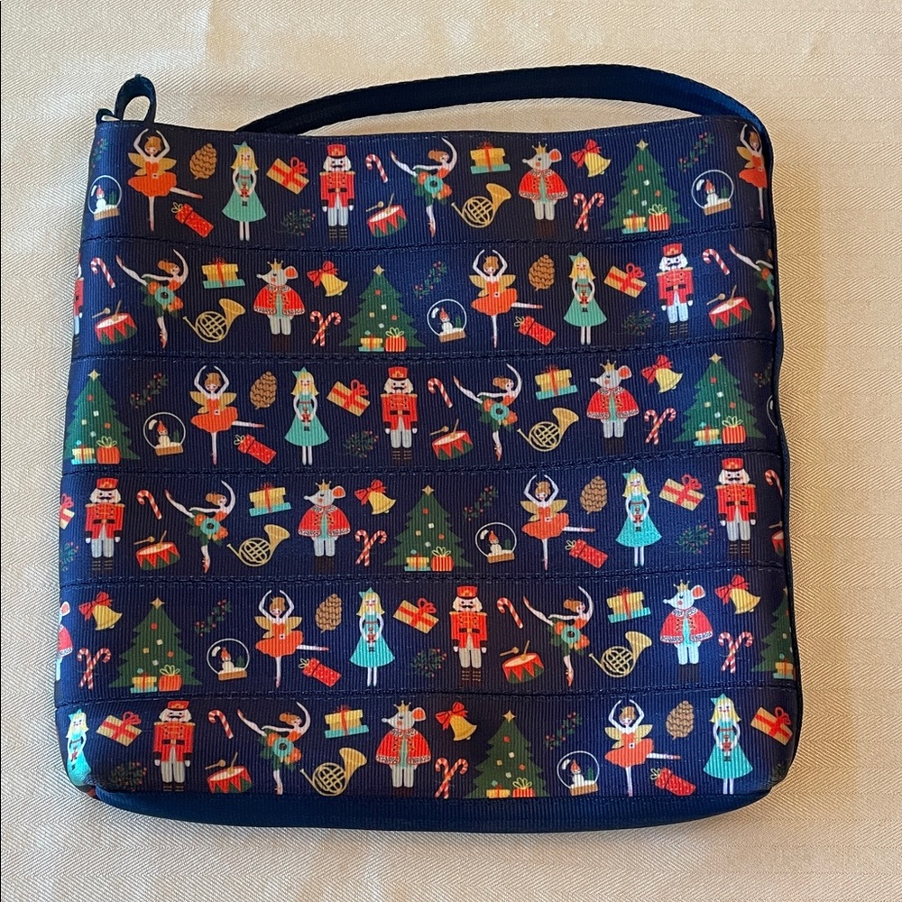 Harveys Blue Holiday Nutcracker Crossbody Bag